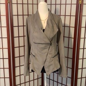 Gray Moto Jacket
